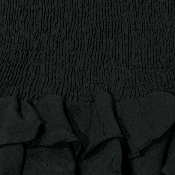 Smocked Skirt with Ruffle Hem - Picture 3 of 5